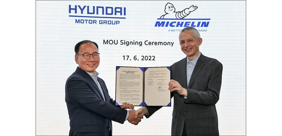 Michelin and Hyundai Develop EV Tyres