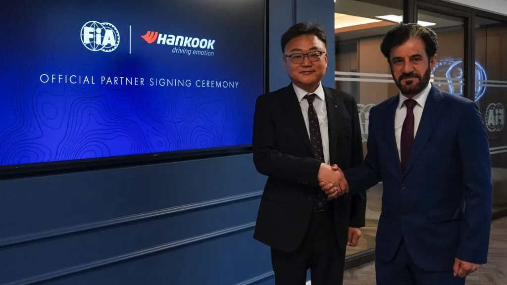 Hankook FIA Global Partner signing ceremony