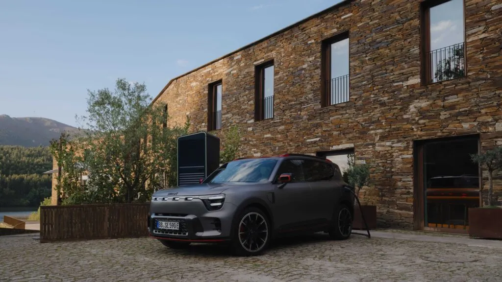 Smart #5 all-electric SUV on road fitted with Continental EcoContact 7