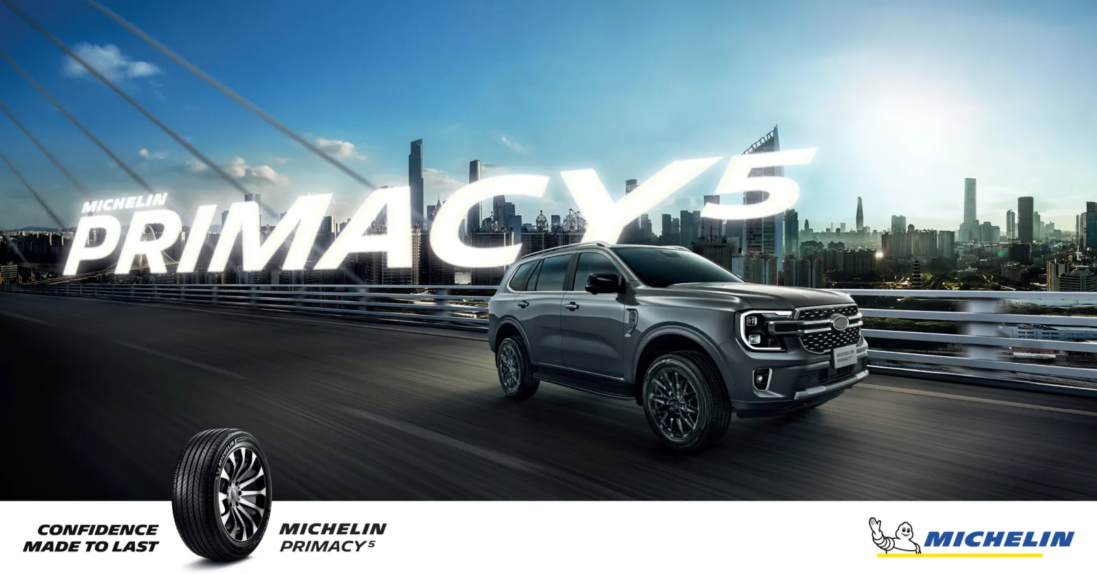 Michelin Primacy 5 SUV tyre range. Image Credit: Michelin Malaysia