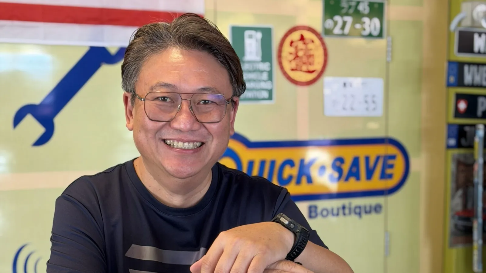 Leon Loke, Owner of Quick-Save Automart. (Photo Credit: The Tyreman)