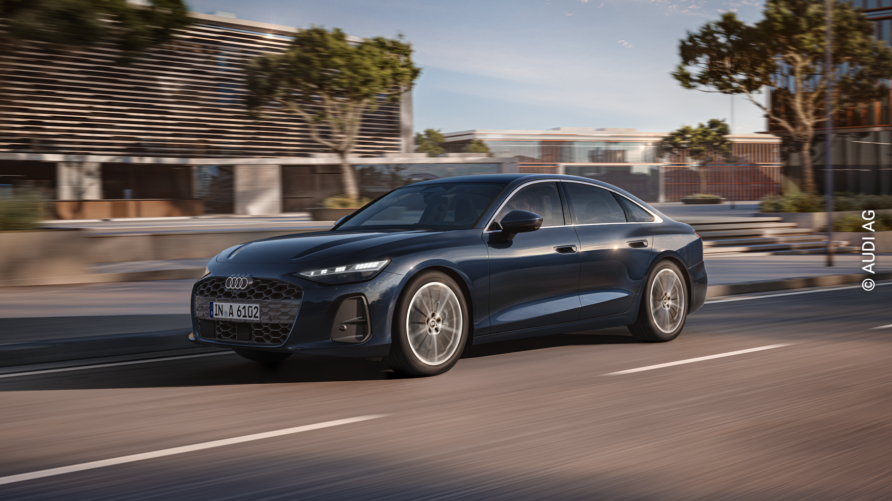 The newly redesigned Audi A6. (Photo: Nexen Tire)